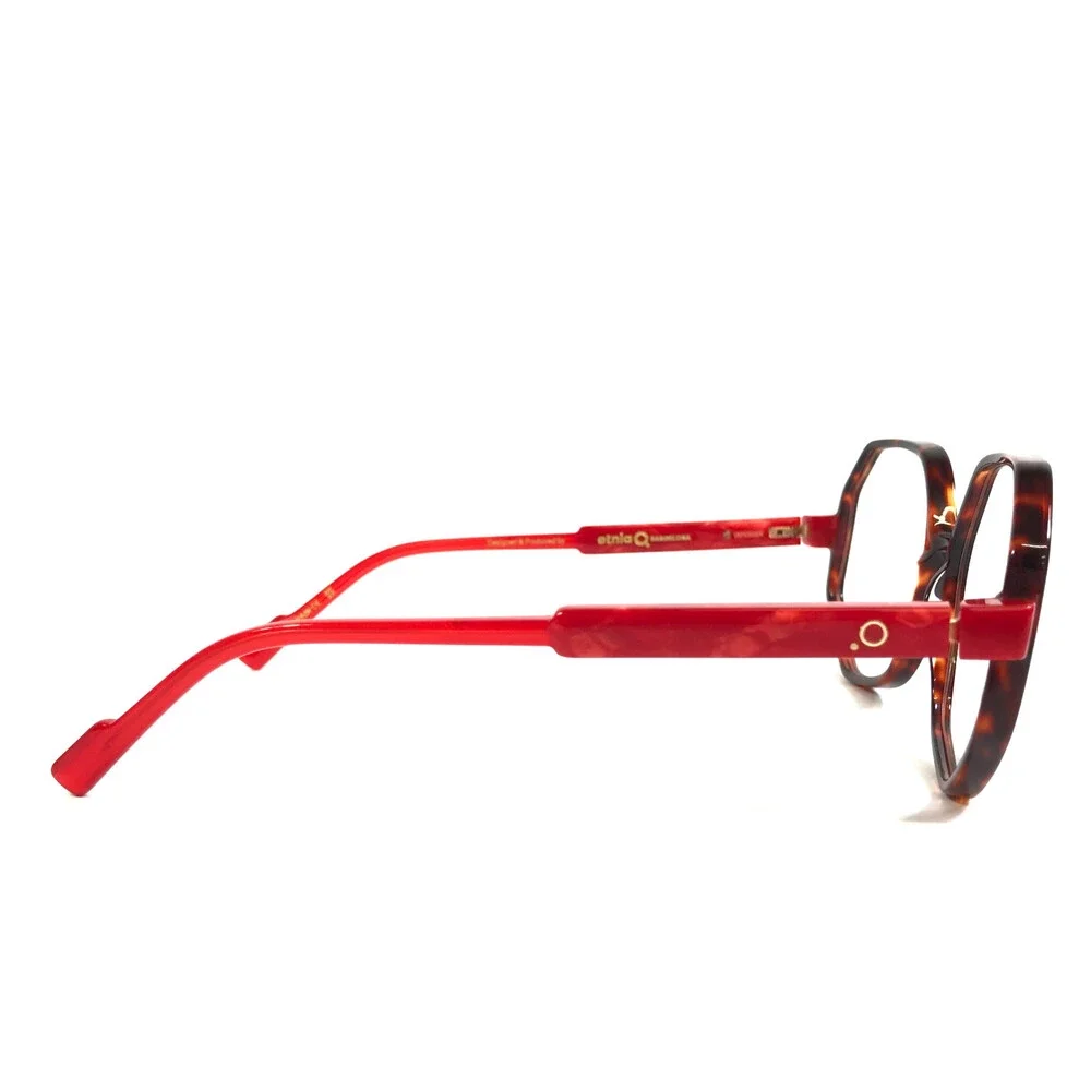 Etnia Barcelona Eyeglasses Frames STELE HVRD Havana Red Full Rim 56-16-138